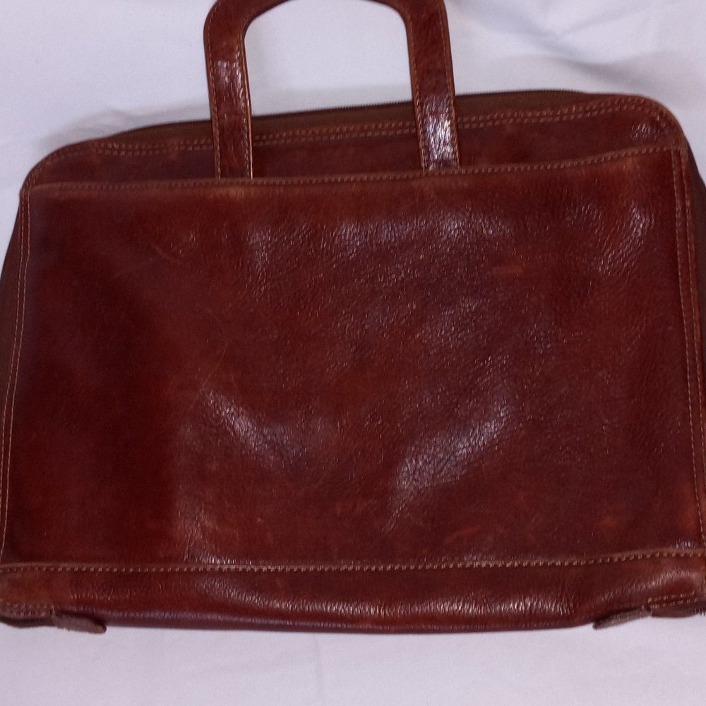Vintage Wilsons Leather Red Breifcase